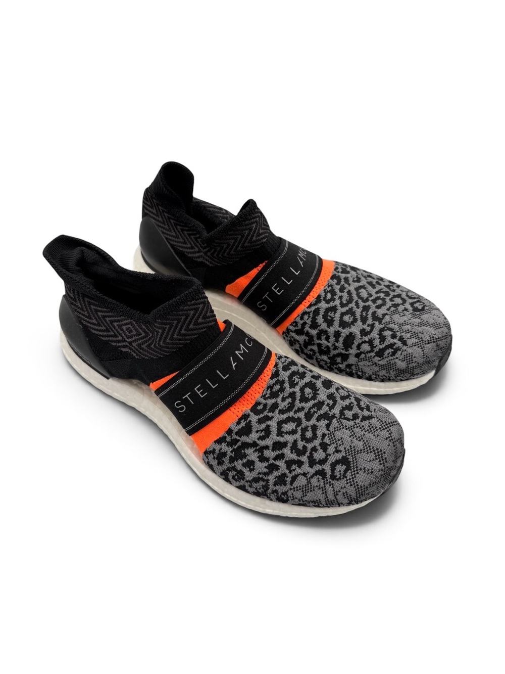 adidas Stella McCartney Ultraboost 3D Knit Slip-On Sneakers, Leopard Print